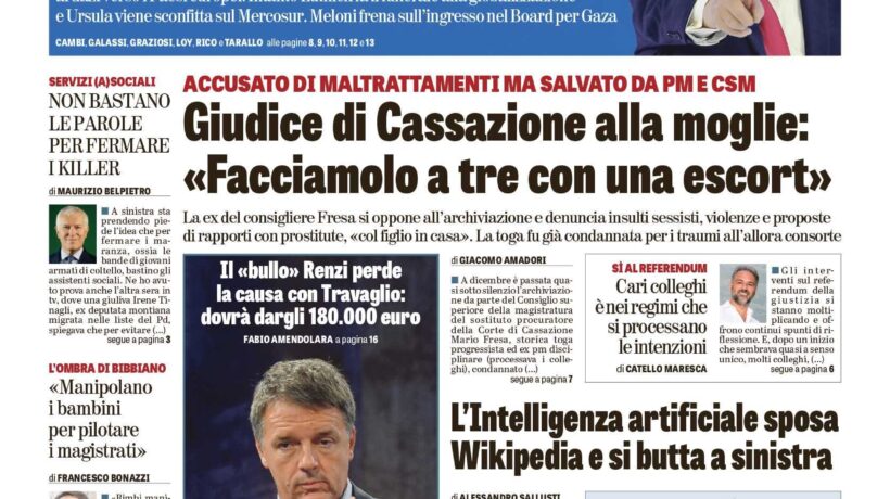 Oggi in edicola