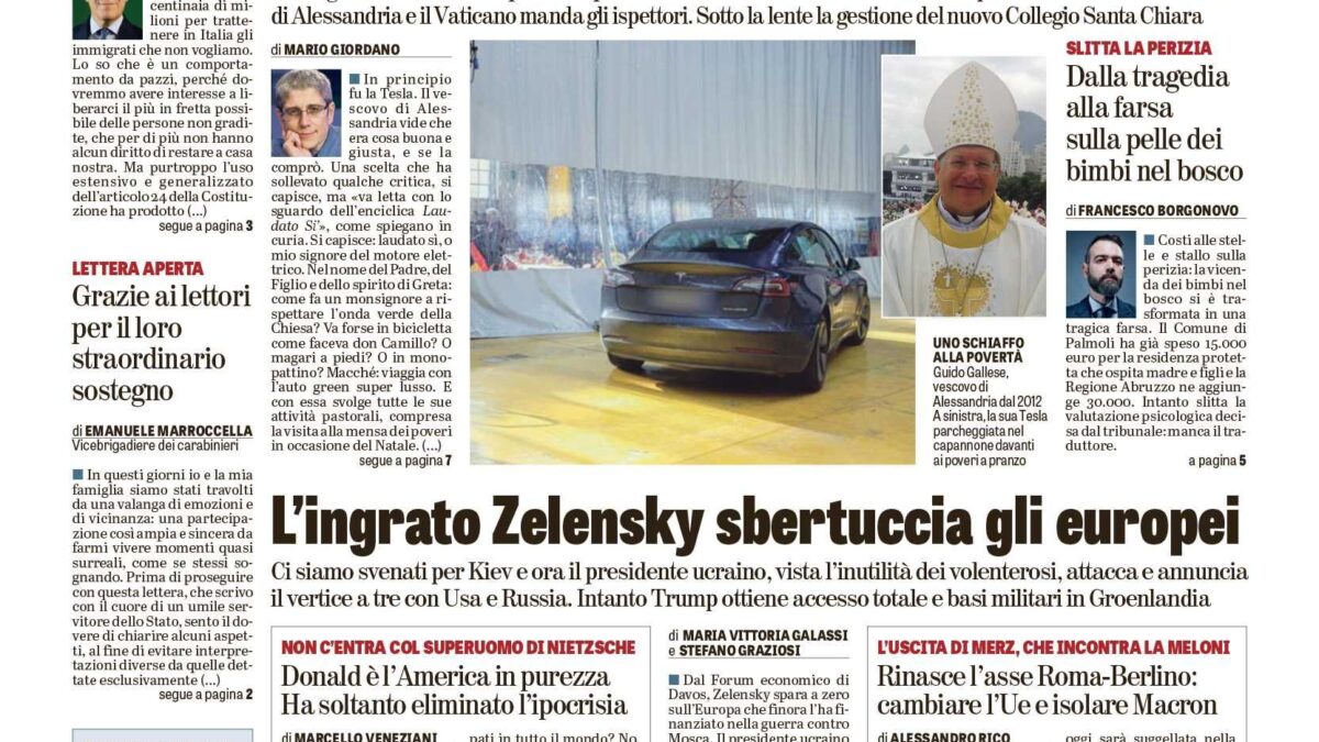 Oggi in edicola