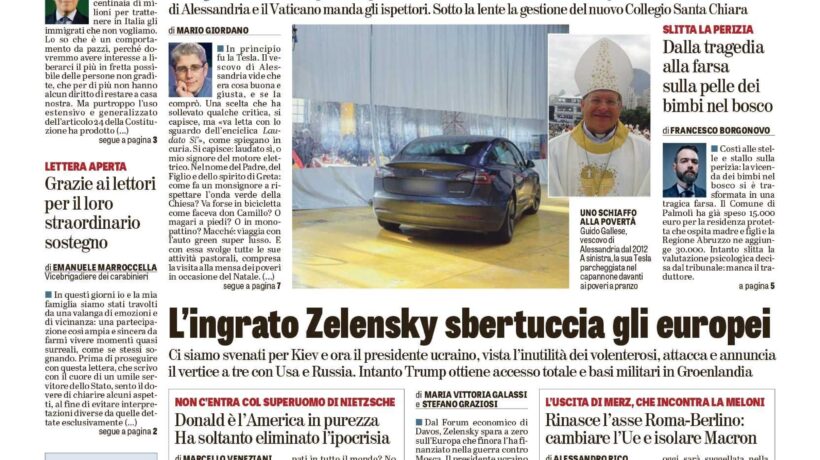 Oggi in edicola