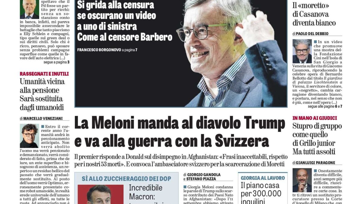 Oggi in edicola