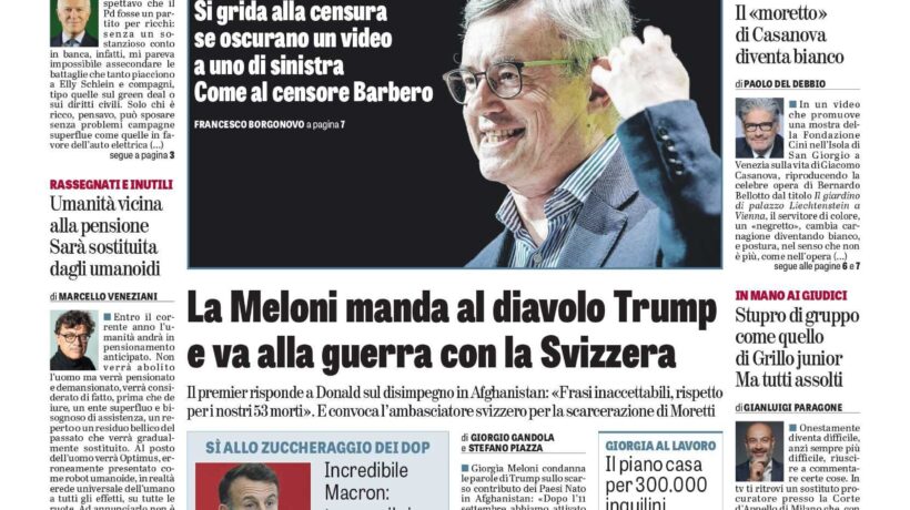 Oggi in edicola