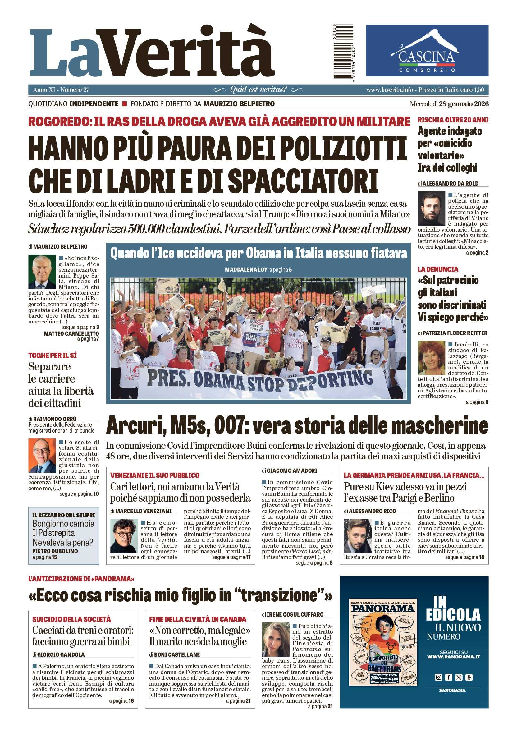Oggi in edicola