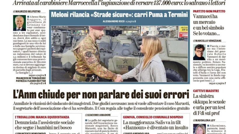 Oggi in edicola