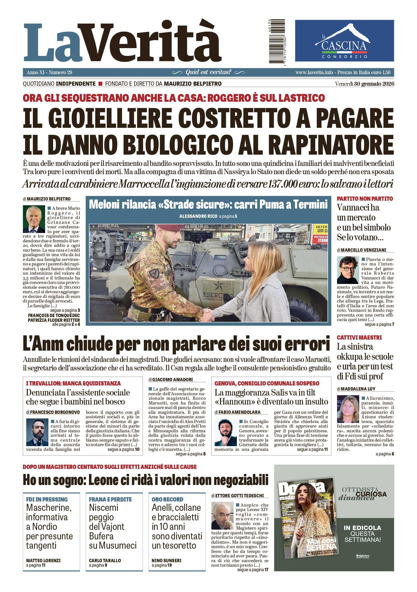 Oggi in edicola