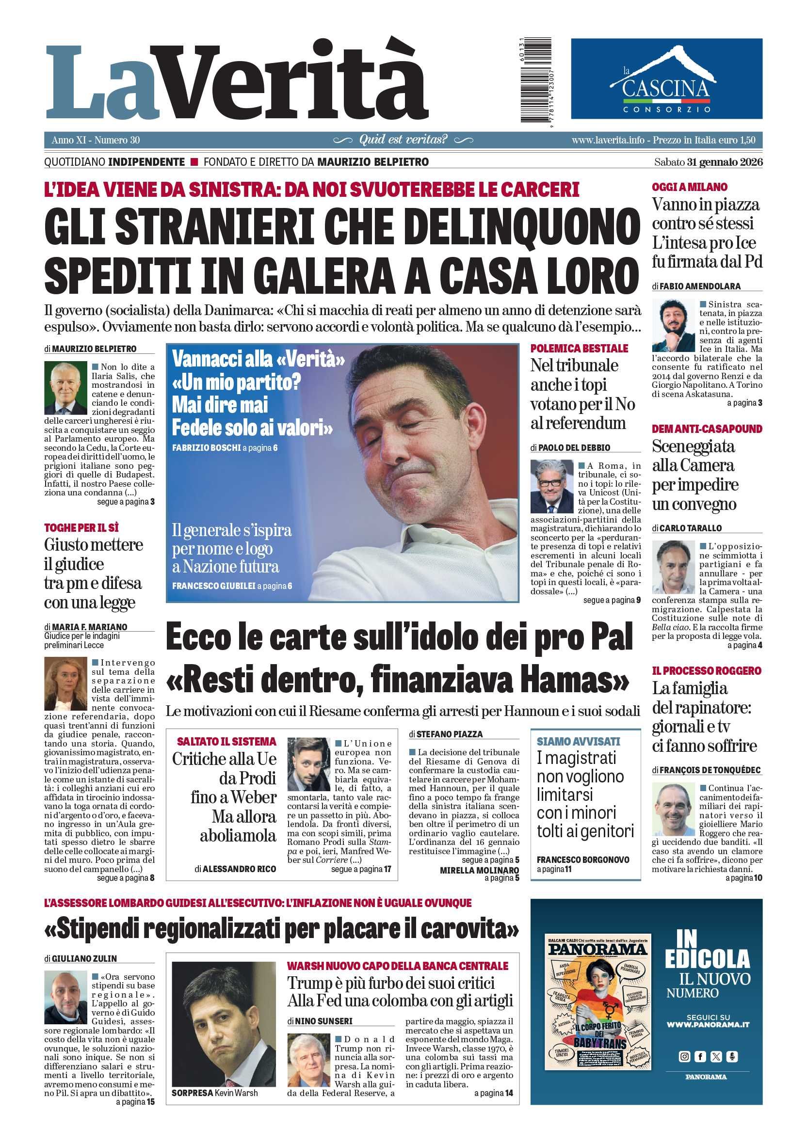 Oggi in edicola