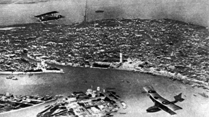 Battaglia aerea sui cieli di Venezia (Getty Images)