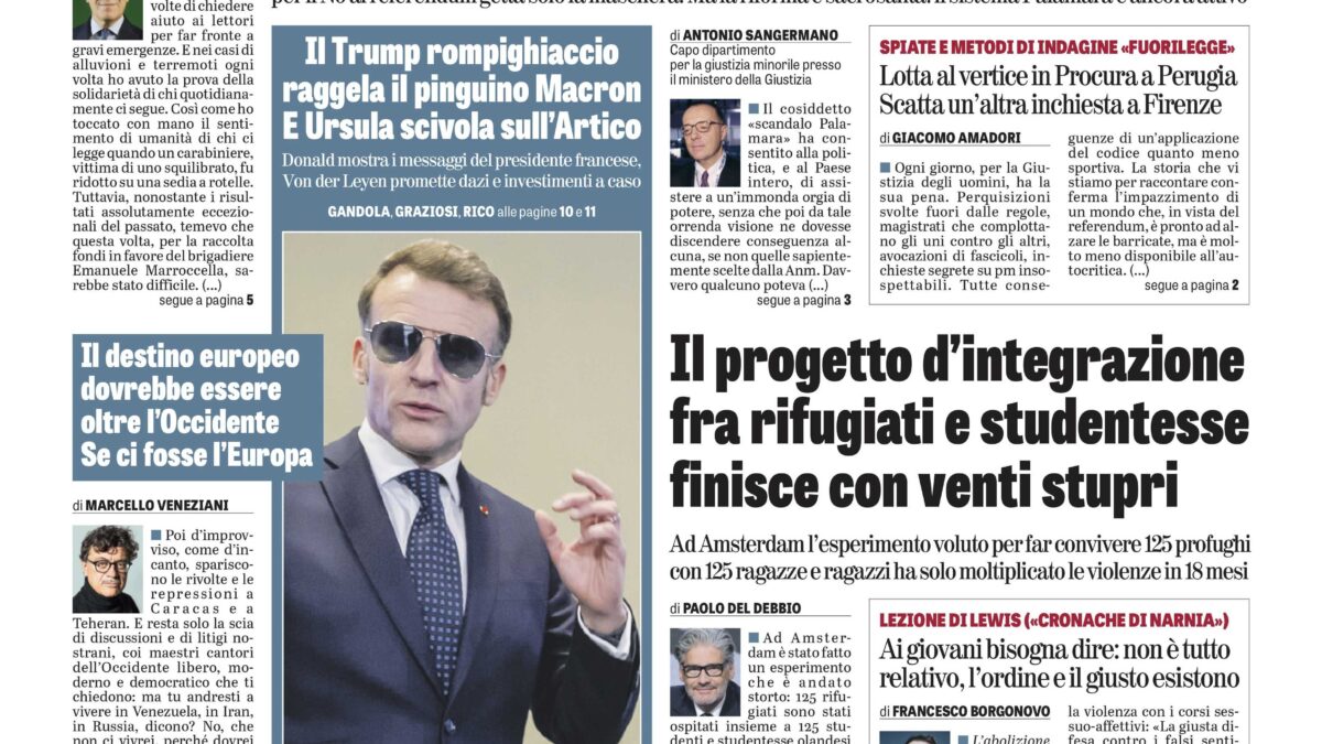 Oggi in edicola