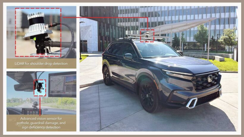 Il veicolo utilizzato nel progetto pilota (Honda)