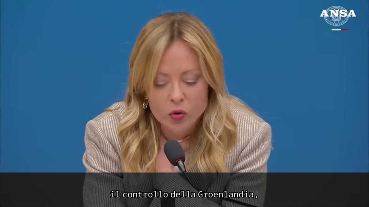 Meloni: «Non credo in un’azione militare Usa in Groenlandia e non la condividerei»