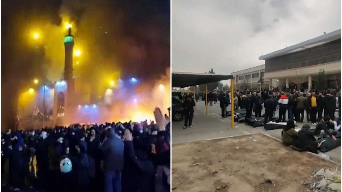 Teheran in fiamme: 10.000 arresti. Trump valuta l’intervento militare