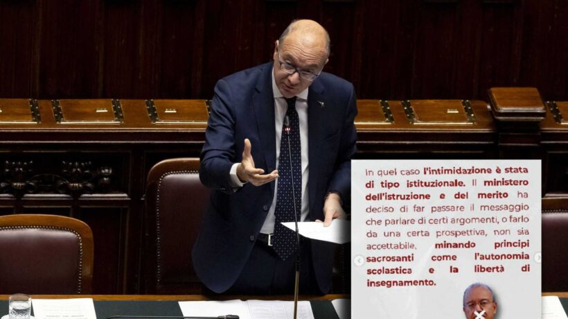 Studenti di sinistra schedano i prof