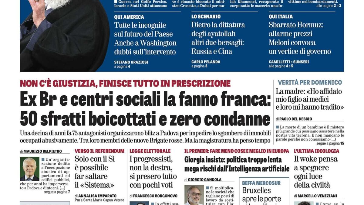 Oggi in edicola
