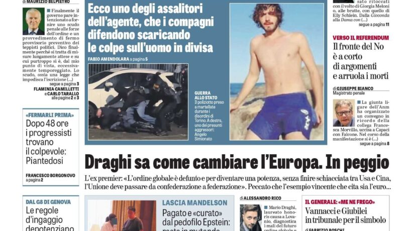 Oggi in edicola