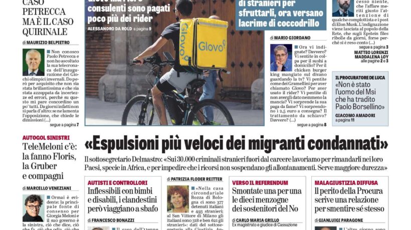 Oggi in edicola