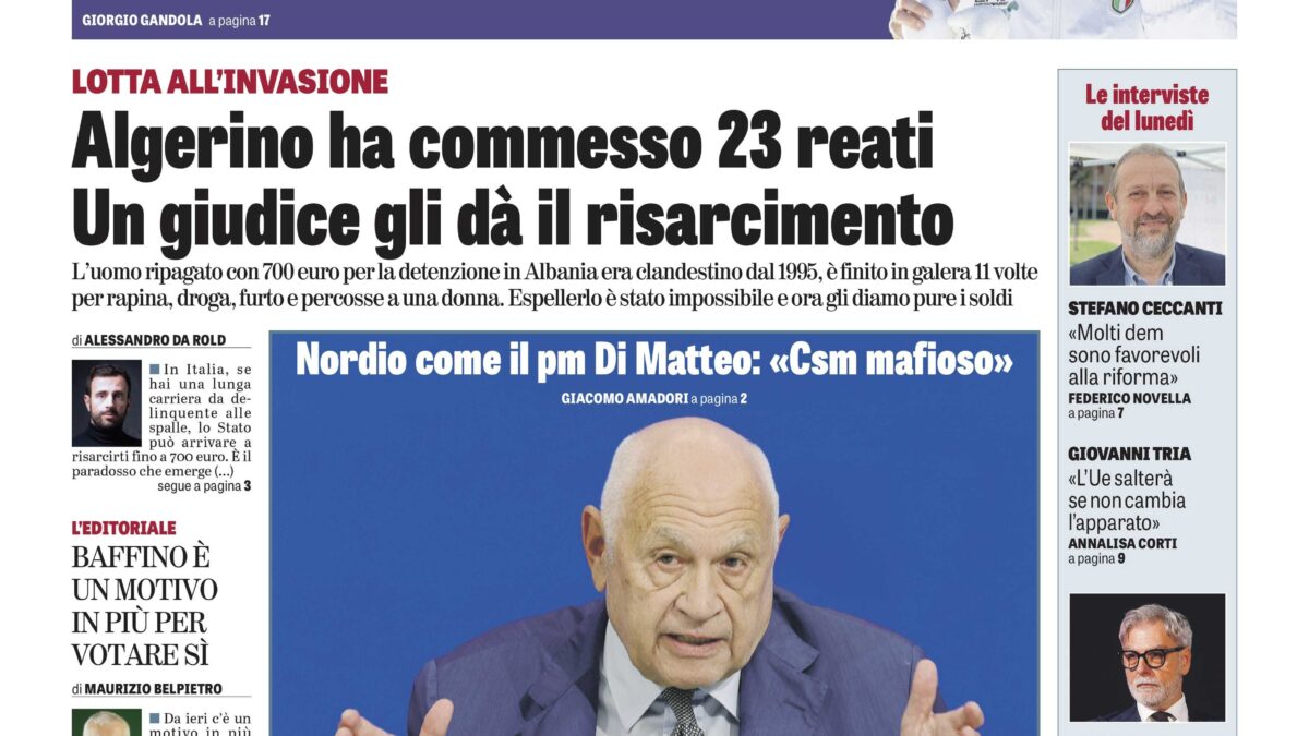 Oggi in edicola