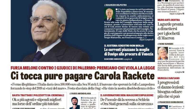 Oggi in edicola