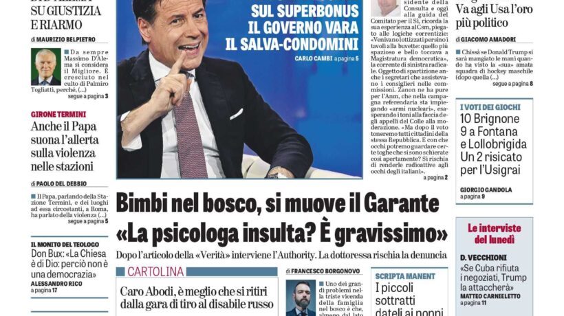 Oggi in edicola