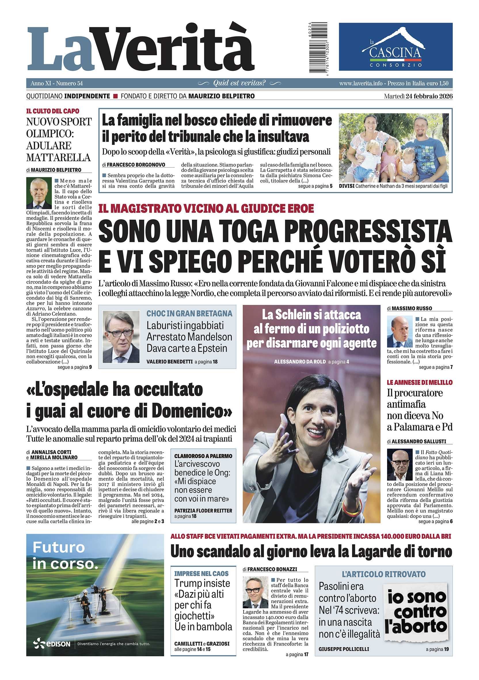 Oggi in edicola
