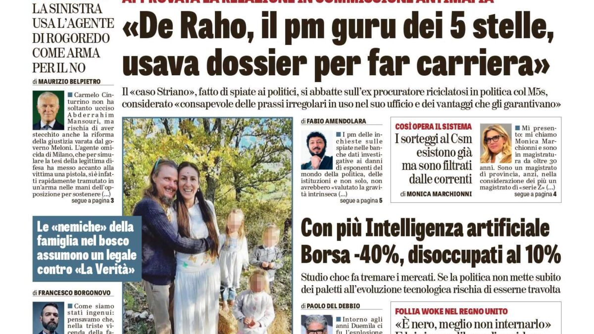 Oggi in edicola