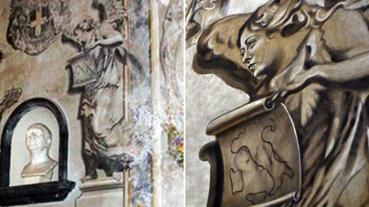 Il Pd ha le visioni: «Quell’angelo è la Meloni»