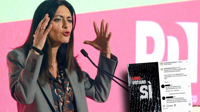 Autogol Pd: «Chi vota Sì è un fascista». Dem per il Sì infuriati