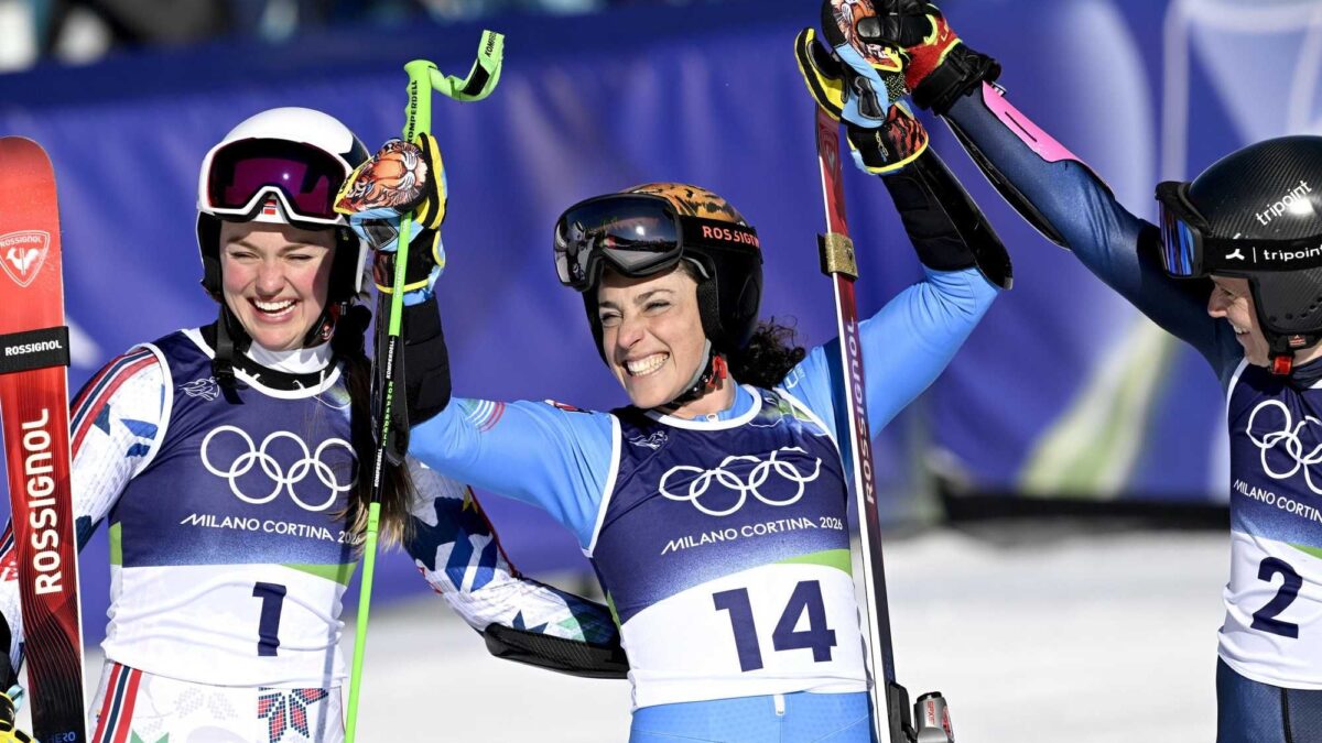 Milano-Cortina, immensa Brignone vince il gigante e fa il bis. Superato il record di Lillehammer 94