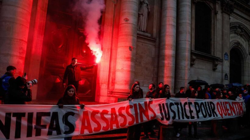 Giovane ucciso dagli antifà, sospettato collaboratore di un deputato di Mélenchon