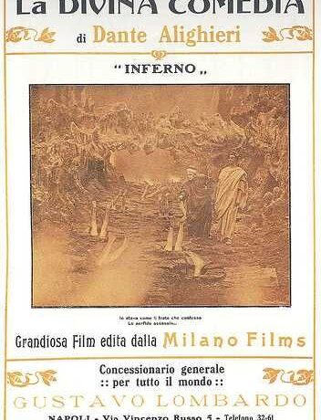 La pubblicità per «L'Inferno» del concessionario Gustavo Lombardo