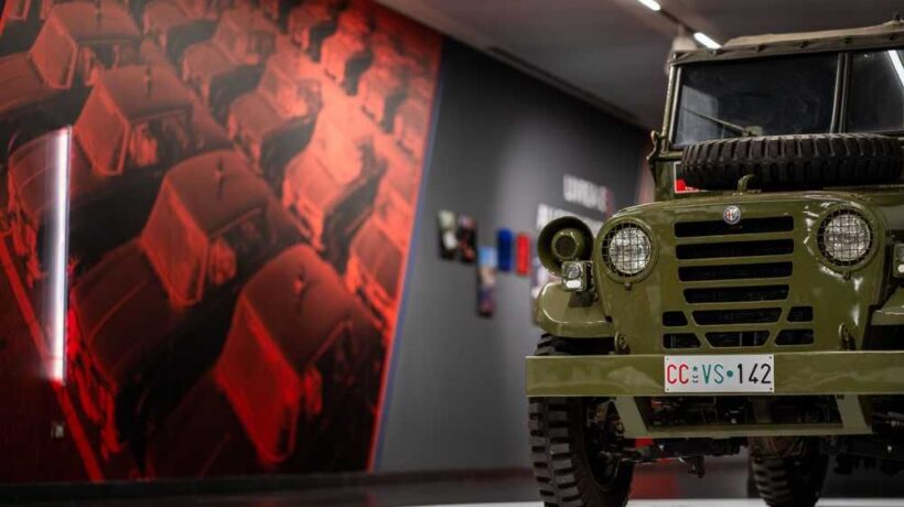 Una Ar 51 «Matta» al Museo Storico dell'Alfa Romeo (Museo Storico Alfa Romeo)