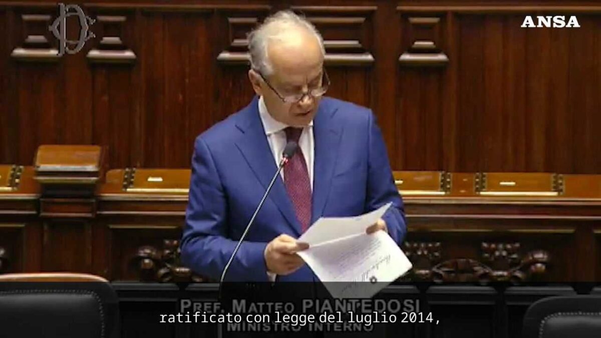 Piantedosi: «L’accordo con gli Usa è del 2009, quando governava chi oggi si indigna»
