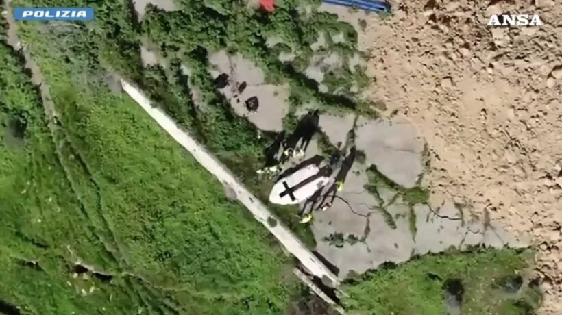 Niscemi, recuperata la croce caduta nella frana