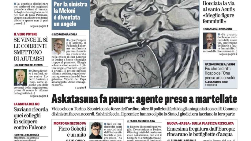 Oggi in edicola