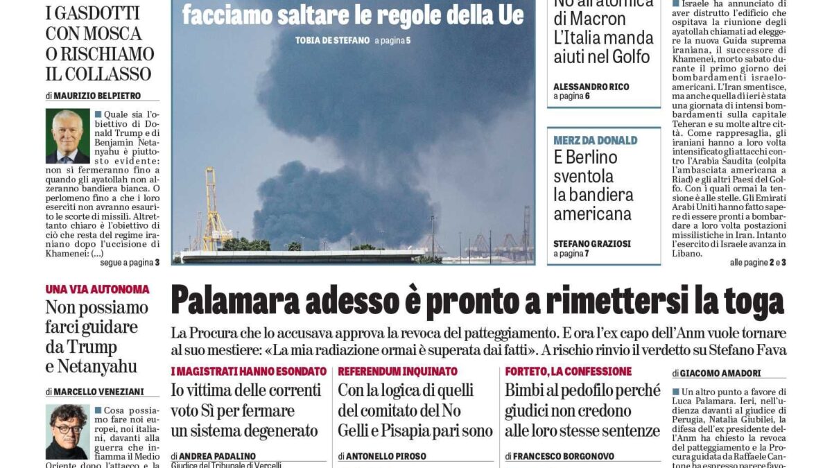 Oggi in edicola