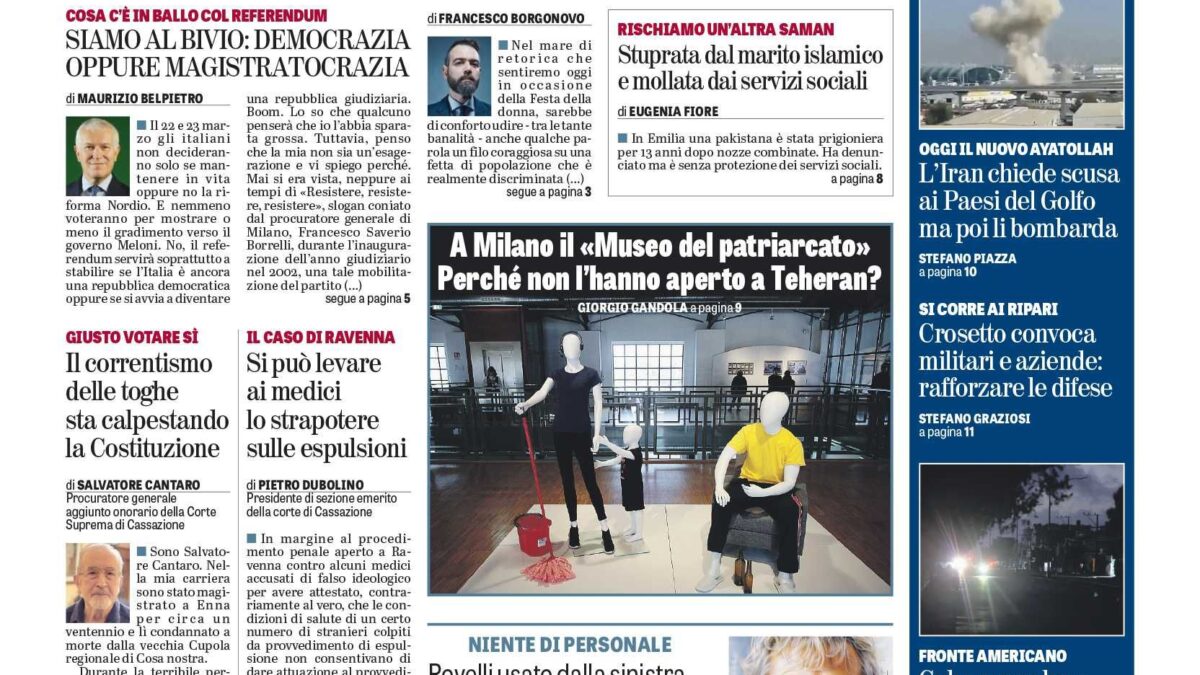 Oggi in edicola