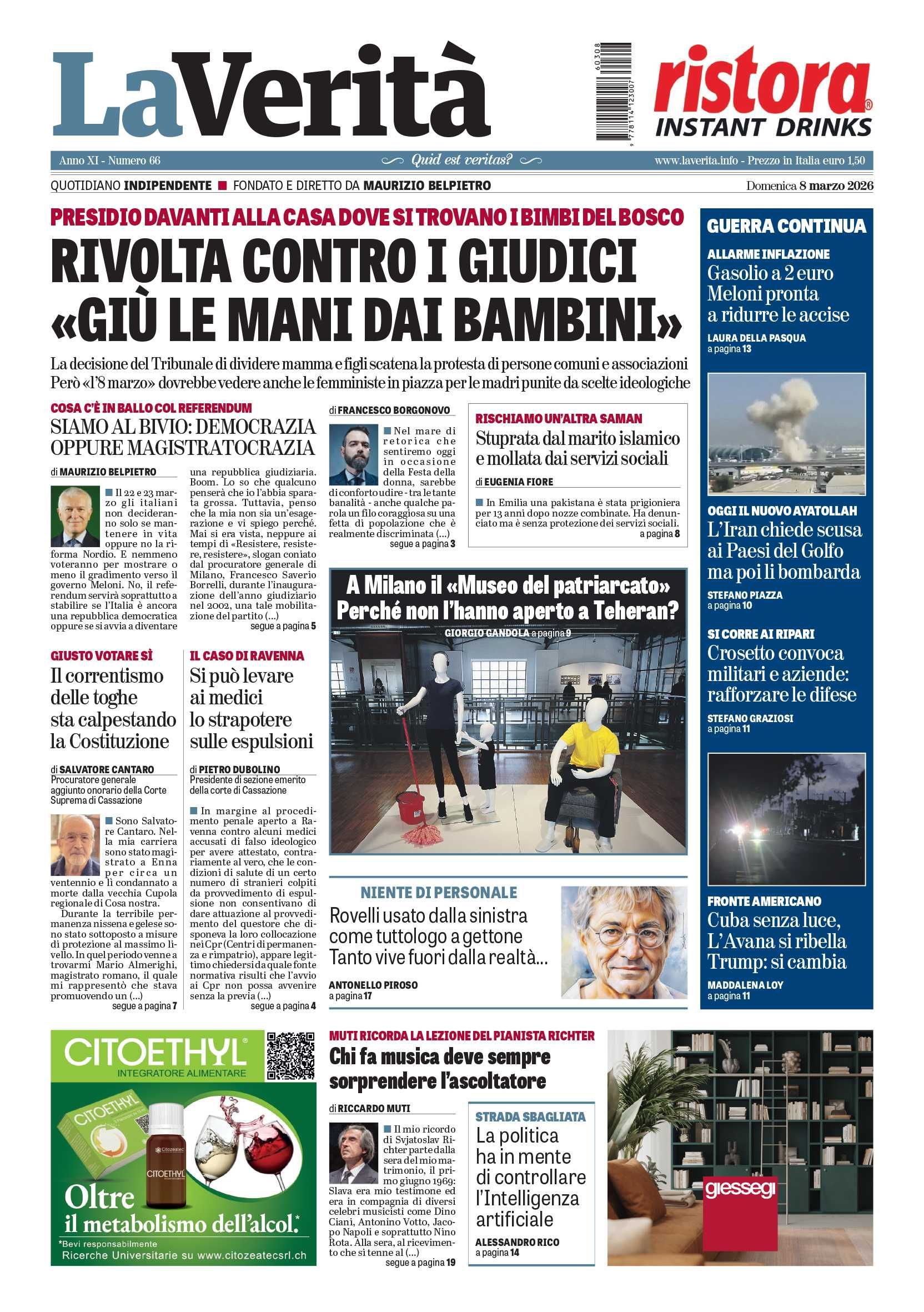 Oggi in edicola