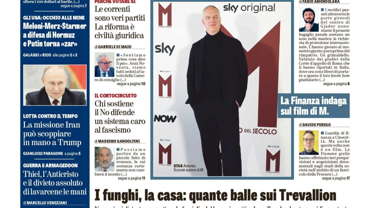 Oggi in edicola