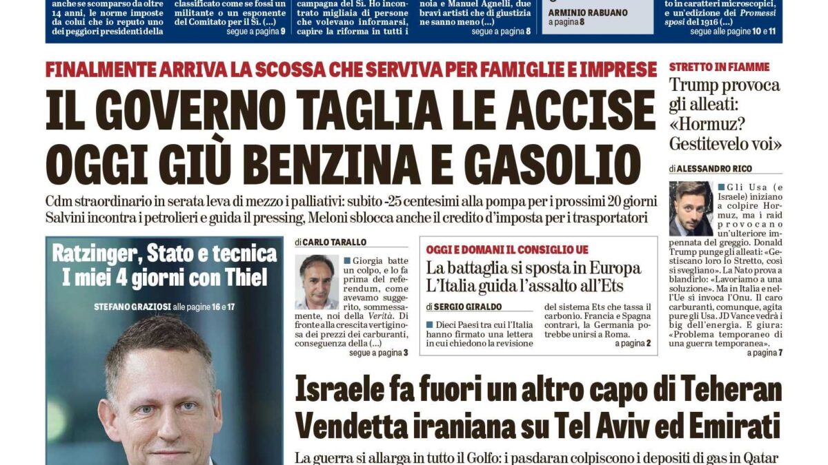 Oggi in edicola
