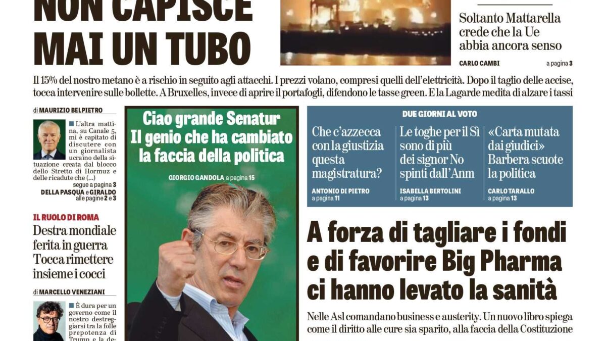 Oggi in edicola