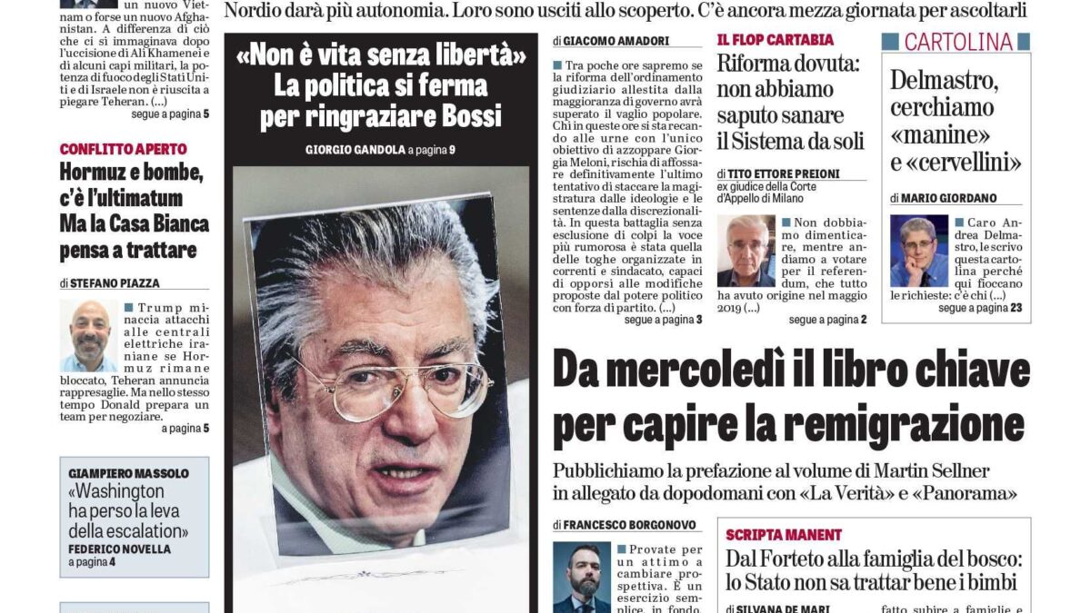 Oggi in edicola