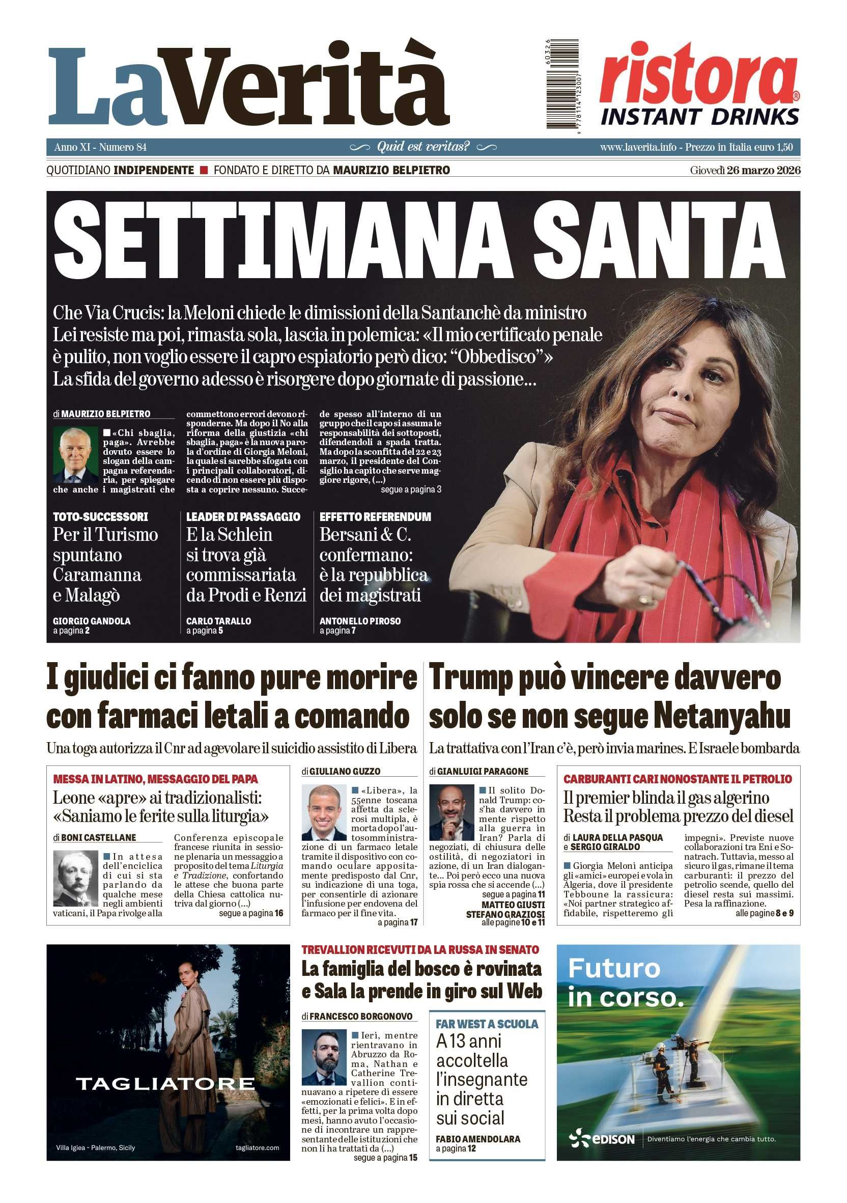 Oggi in edicola