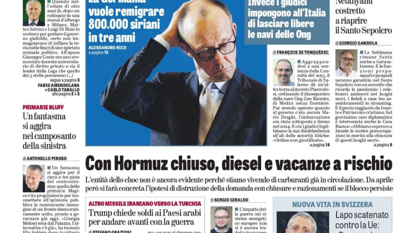 Oggi in edicola