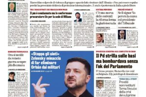 Oggi in edicola