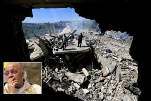 Cristiani libanesi in fuga dai raid Idf