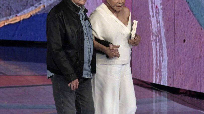 Con Ornella Vanoni nel 2023 (Ansa)