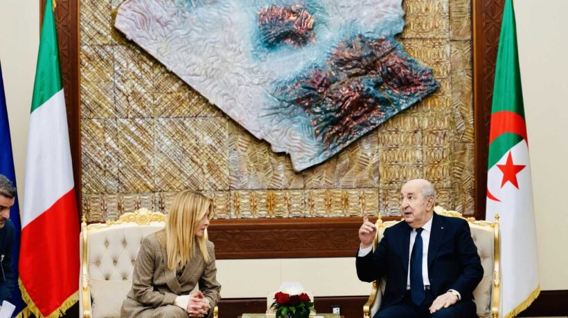 Meloni salda l’asse con Algeri: gas blindato