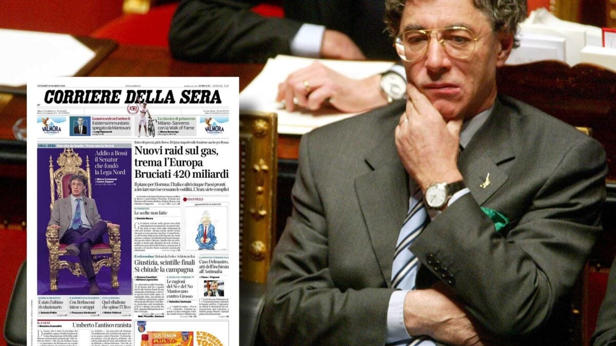 Con una foto feci imbestialire Bossi. Come al solito aveva ragione lui
