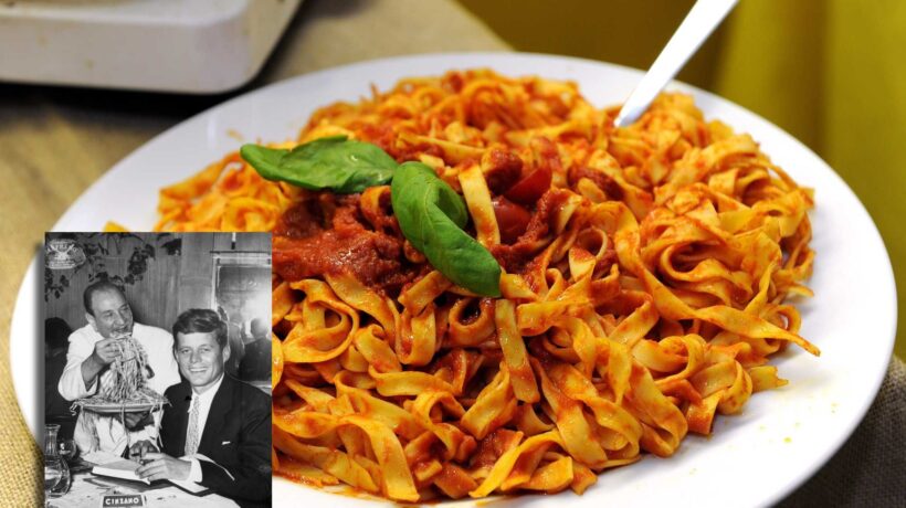 Pure Kennedy si piegò alle fettuccine, mito nato nel Rinascimento