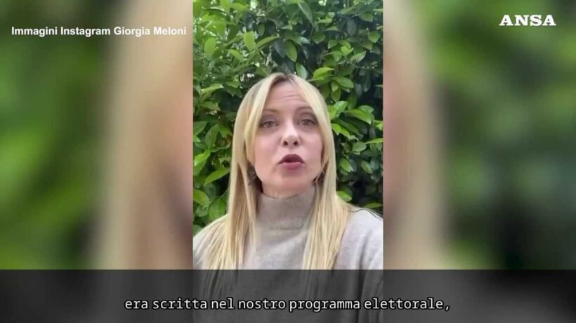 Meloni: «Rispettiamo la decisione degli italiani, andremo avanti»