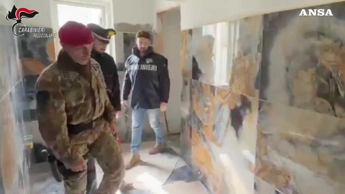I Carabinieri scoprono un bunker in Aspromonte