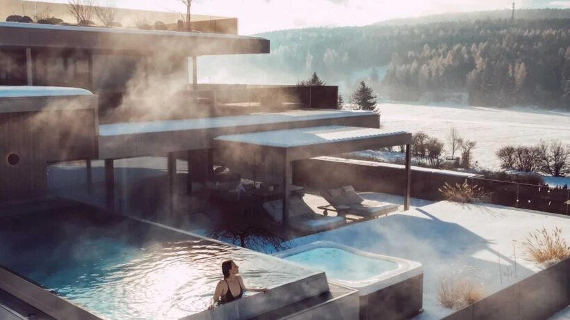 Ospitalità di lusso nell’oasi Val Pusteria tra legno, design, acqua e trasparenze